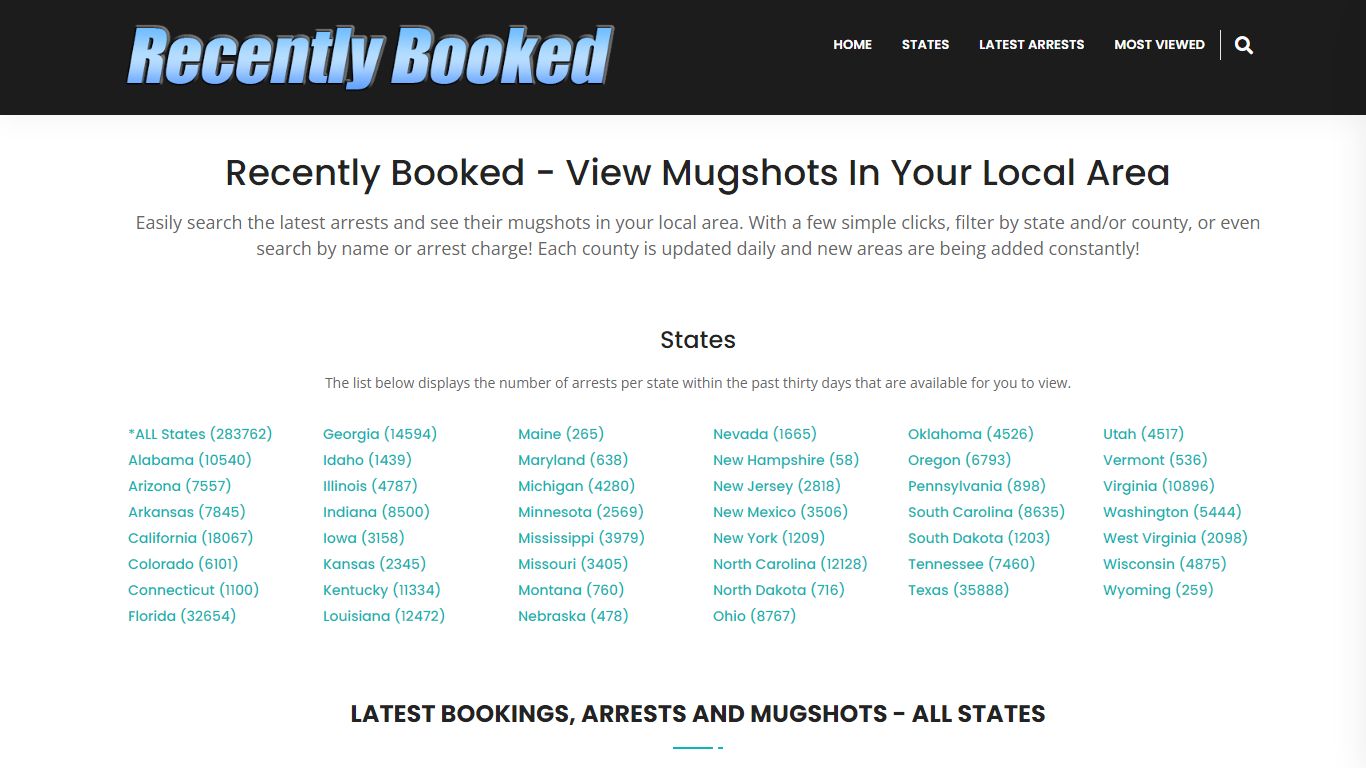 Recent bookings, Arrests, Mugshots in Utah County, Utah - Recently Booked